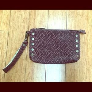 Hammitt Getty clutch in dark brown -  Brand New